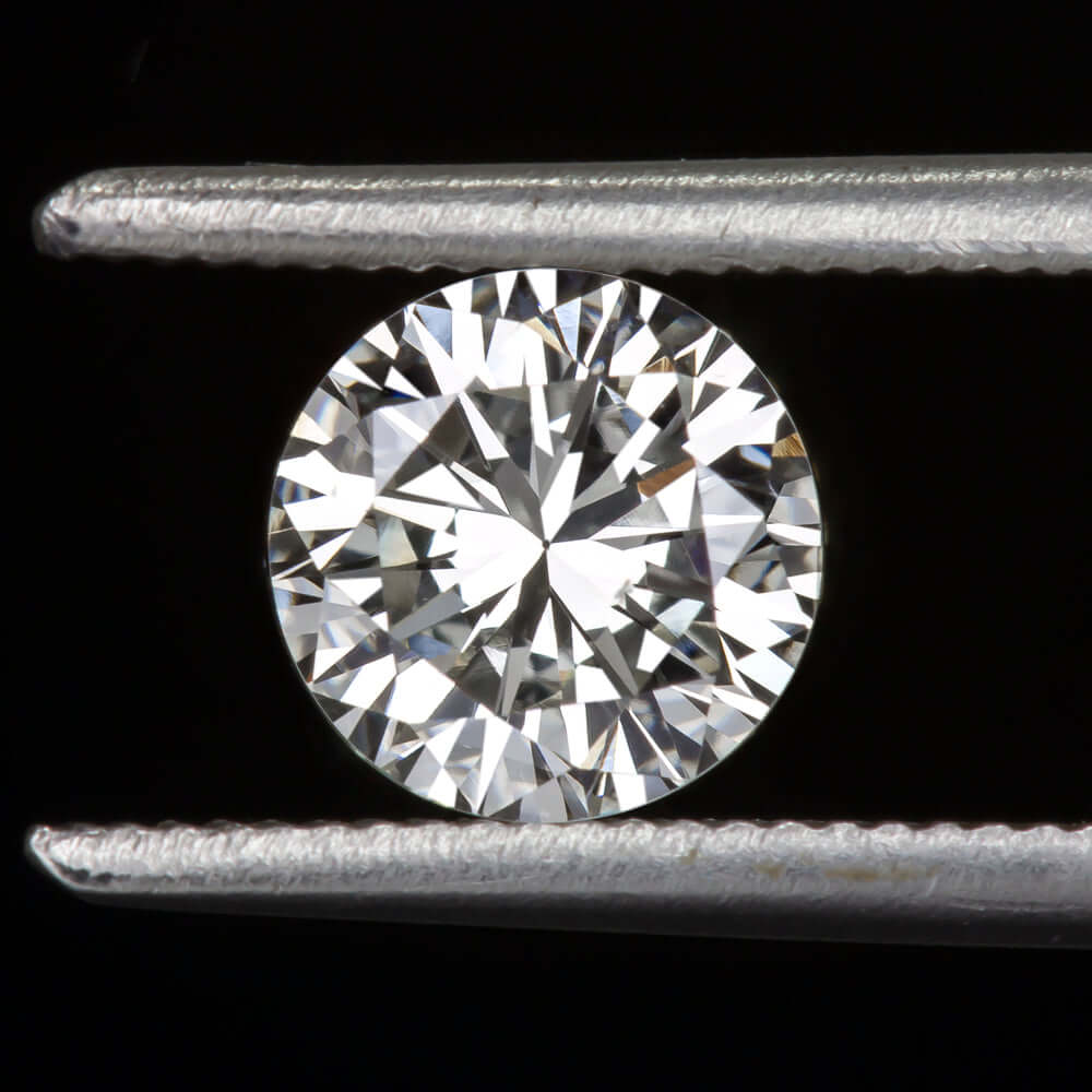 CERTIFIED G VS2 DIAMOND .65ct VINTAGE ROUND BRILLIANT CUT ENGAGEMENT LOOSE 2/3ct