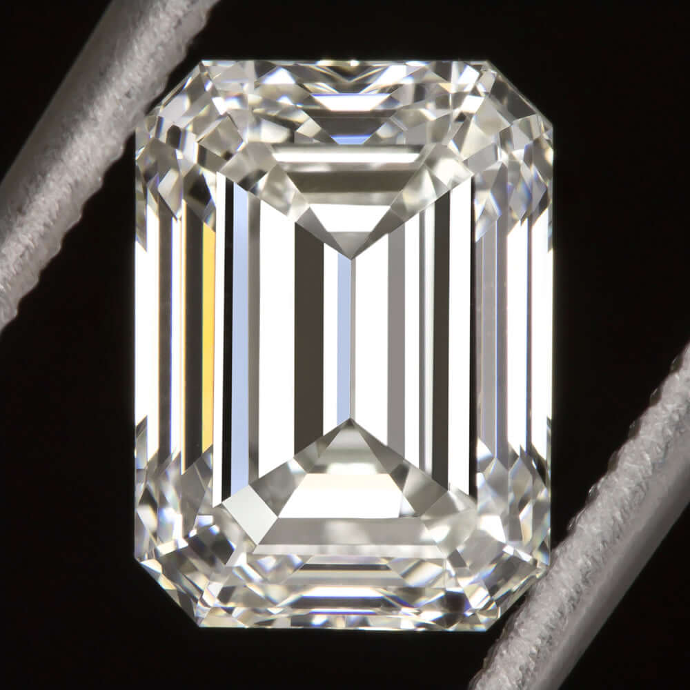 2.21ct J VVS1 GIA CERTIFIED EMERALD CUT DIAMOND LOOSE NATURAL ENGAGEMENT 2.25ct