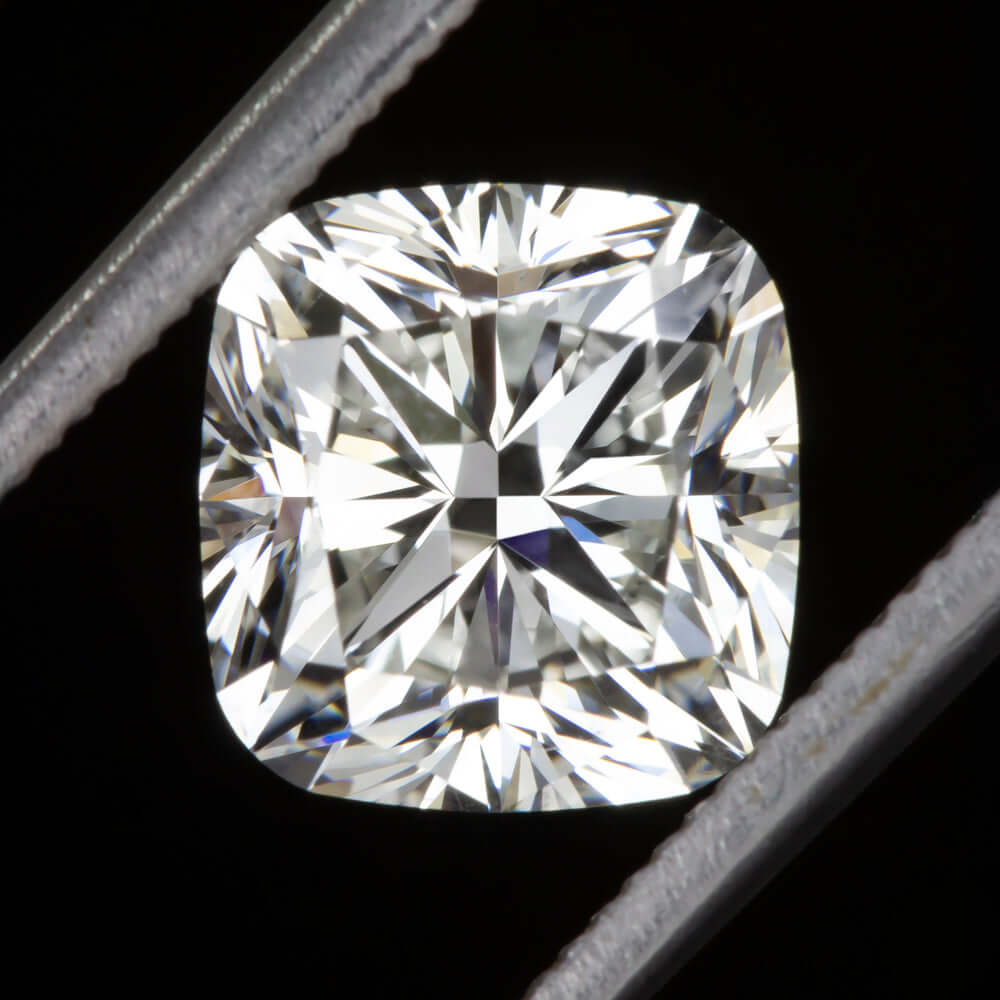 1 CARAT H SI1 GIA CERTIFIED IDEAL CUSHION BRILLIANT DIAMOND NATURAL ENGAGEMENT