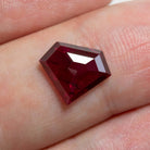 2.25ct NATURAL RUBY 11.1 X 9.2mm SHIELD SHAPE CUT SUPERMAN GEOMETRIC LOOSE 2.5ct Ivy & Rose