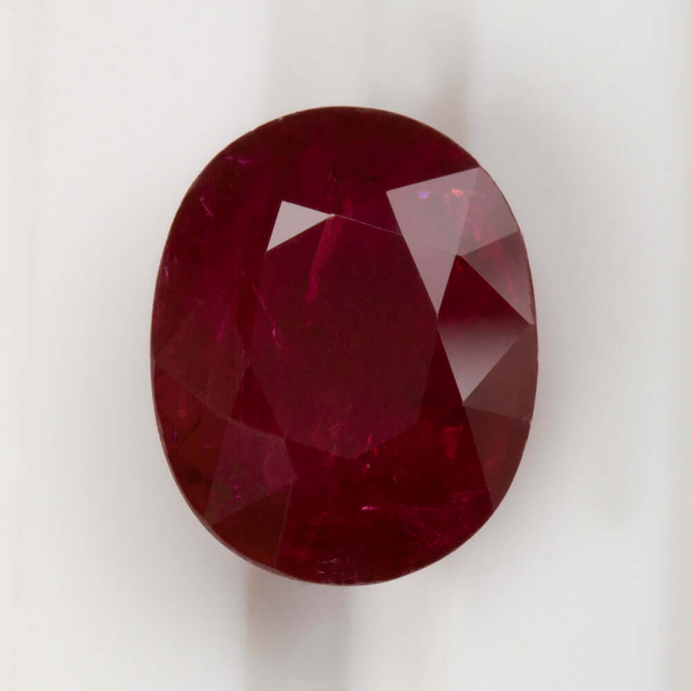 2.5 CARAT GIA CERTIFIED NATURAL RUBY OVAL SHAPE CUT LOOSE RED COCKTAIL PENDANT