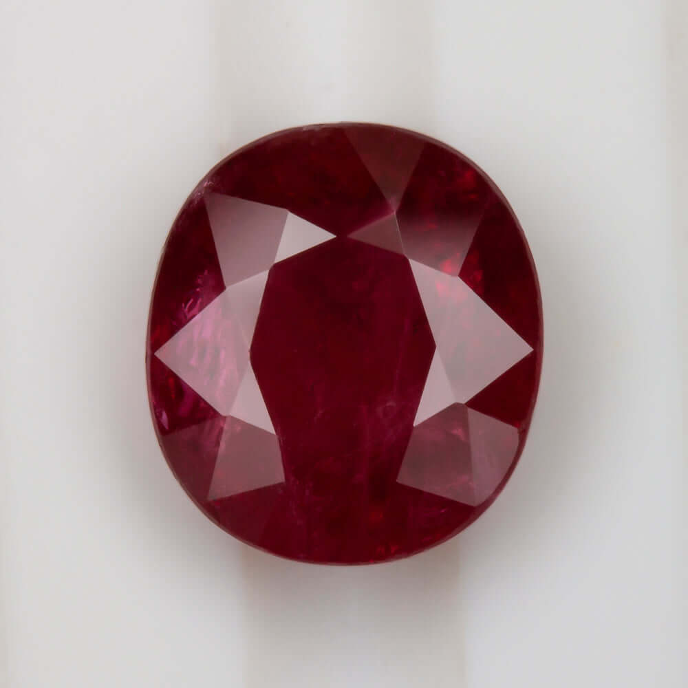 2.30ct GIA CERTIFIED NATURAL RUBY OVAL SHAPE CUT LOOSE RICH RED COCKTAIL PENDANT
