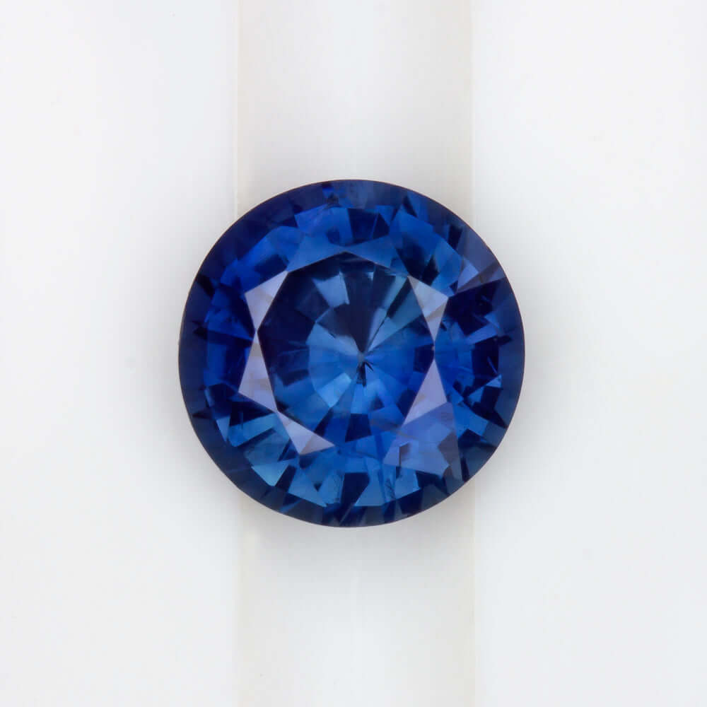 1 CARAT GIA CERTIFIED SAPPHIRE ROUND CUT NATURAL LOOSE RICH BLUE EARTH MINED 1ct