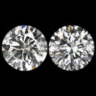 2.75ct VERY GOOD CUT NATURAL DIAMOND STUD EARRINGS ROUND BRILLIANT MATCHING PAIR Ivy & Rose