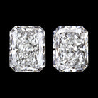 2ct GIA CERTIFIED G SI1-SI2 RADIANT CUT DIAMOND STUD EARRINGS PAIR NATURAL LOOSE