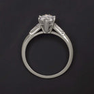 1.68ct GIA CERTIFIED G SI2 DIAMOND ENGAGEMENT RING PLATINUM MARQUISE CUT 3 STONE