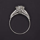 1.39c CERTIFIED H-I SI1 OLD MINE CUT DIAMOND ENGAGEMENT RING 18k VINTAGE ANTIQUE