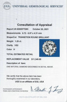 1.20c CERTIFIED H VS OLD CUT DIAMOND VINTAGE TRANSITIONAL EUROPEAN LOOSE NATURAL