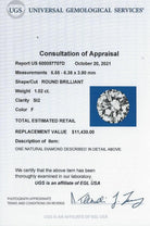 1 CARAT CERTIFIED F SI2 ROUND BRILLIANT CUT DIAMOND NATURAL ENGAGEMENT 1ct LOOSE