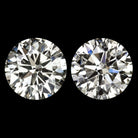 2.07ct EXCELLENT CUT NATURAL DIAMOND STUD EARRINGS WHITE CLEAN PAIR ROUND 2ct