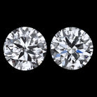 1.88ct VERY GOOD CUT NATURAL DIAMOND STUD EARRINGS ROUND CUT MATCHING PAIR 2ct