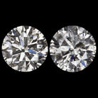 3ct VERY GOOD CUT NATURAL DIAMOND STUD EARRING ROUND BRILLIANT 3 CARAT PAIR RBC