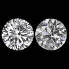 2.60c VERY GOOD CUT E-F COLOR DIAMOND STUD EARRINGS PAIR ROUND NATURAL 2.5 CARAT Ivy & Rose