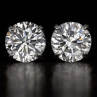 2.04ct VERY GOOD CUT NATURAL DIAMOND STUD EARRINGS MATCHING PAIR ROUND 2 CARAT Ivy & Rose