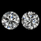 1.11ct F-G SI DIAMOND STUD EARRINGS NATURAL ROUND BRILLIANT CUT PAIR 1 CARAT 1ct