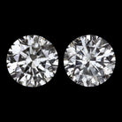 1.03ct VERY GOOD CUT NATURAL DIAMOND STUD EARRINGS WHITE CLEAN PAIR ROUND 1ct