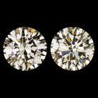 3.10ct EXCELLENT CUT DIAMOND STUD EARRINGS NATURAL ROUND BRILLIANT PAIR 3 CARAT
