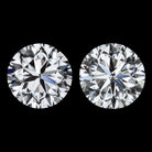2 CARAT GIA CERTIFIED E-F SI2 DIAMOND STUD EARRINGS VERY GOOD CUT ROUND PAIR 2ct