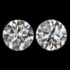1.64ct VERY GOOD CUT DIAMOND STUD EARRINGS NATURAL ROUND BRILLIANT PAIR CLASSIC
