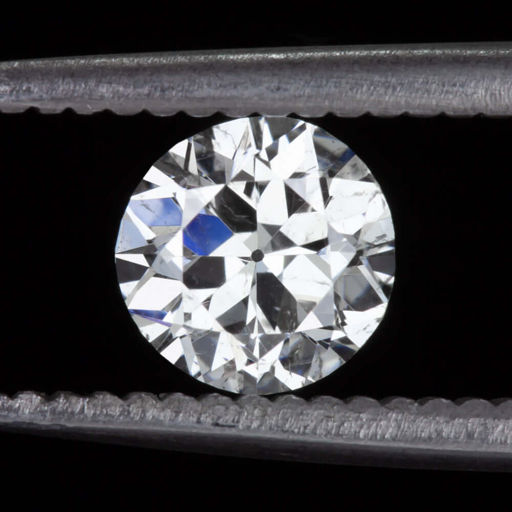 0.85c CERTIFIED D SI2 OLD CUT DIAMOND 6.2mm VINTAGE ANTIQUE NATURAL LOOSE ESTATE