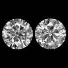 3.05ct VERY GOOD CUT NATURAL DIAMOND STUD EARRINGS ROUND BRILLIANT PAIR 3 CARAT