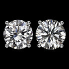 1.65ct VERY GOOD CUT DIAMOND STUD EARRINGS NATURAL ROUND BRILLIANT MATCHING PAIR