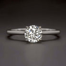 1 CARAT D-E SI1 NATURAL DIAMOND ENGAGEMENT RING ROUND CUT CLASSIC SOLITAIRE 1ct