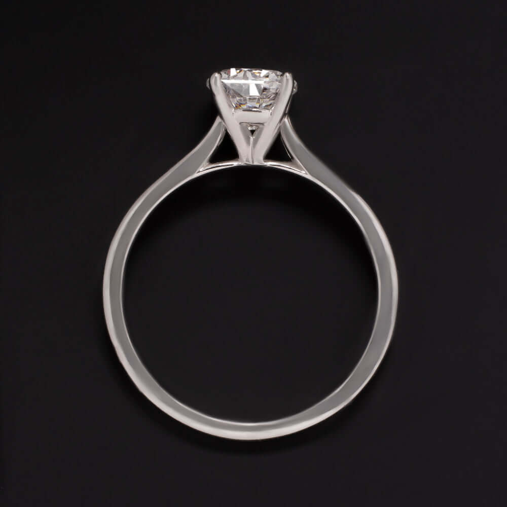 1 CARAT D-E SI1 NATURAL DIAMOND ENGAGEMENT RING ROUND CUT CLASSIC SOLITAIRE 1ct