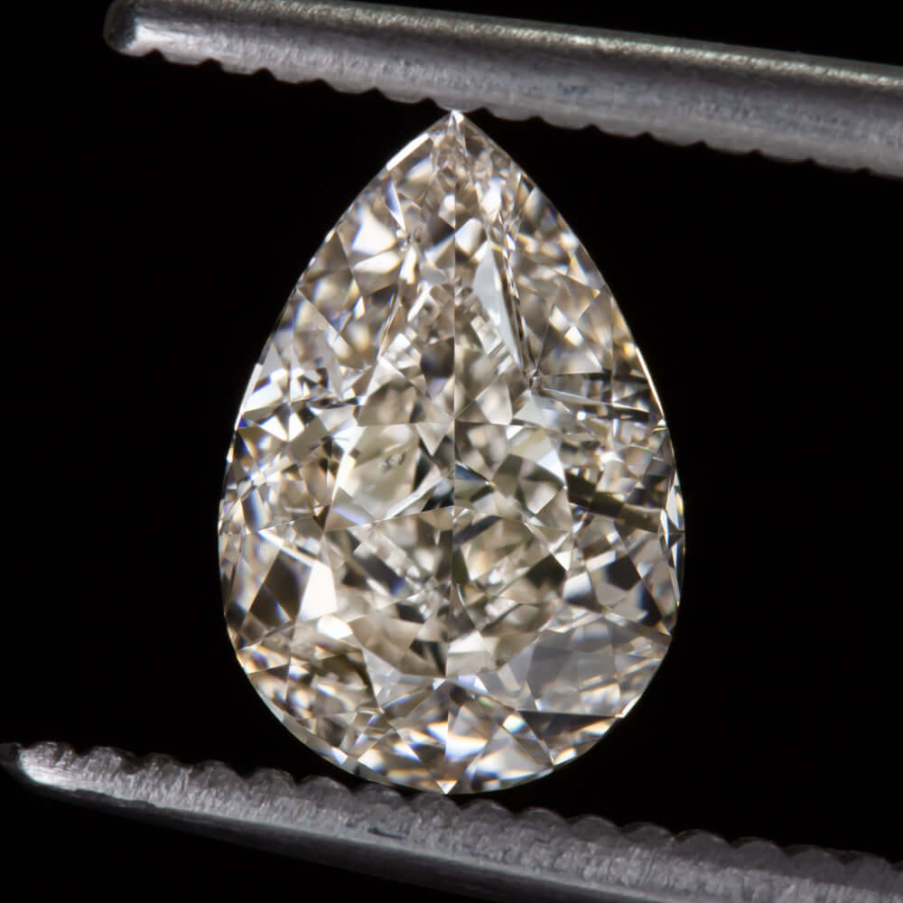 2 CARAT GIA CERTIFIED M SI2 PEAR CUT DIAMOND NATURAL LOOSE TEARDROP SHAPE 2ct