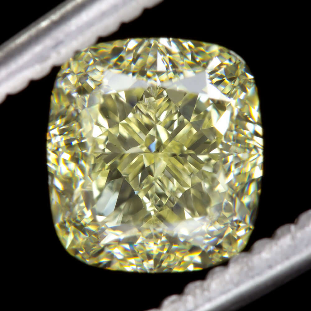 2 CARAT GIA CERTIFIED CUSHION CUT DIAMOND YELLOW VS2 LOOSE NATURAL ENGAGEMENT
