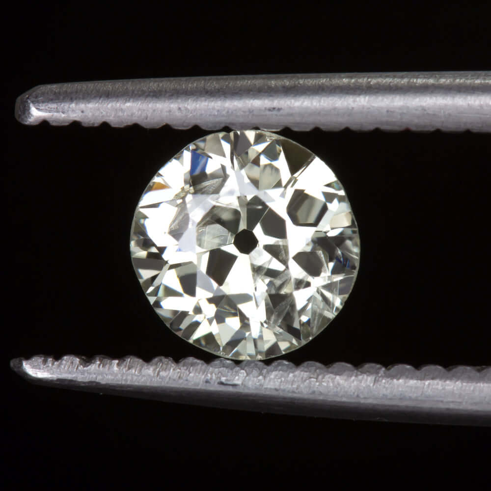 0.78ct CERTIFIED OLD EUROPEAN CUT DIAMOND VINTAGE ANTIQUE LOOSE ESTATE 3/4 CARAT
