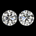 2ct VERY GOOD CUT NATURAL DIAMOND STUD EARRINGS I-J SI2 ROUND BRILLIANT CUT PAIR