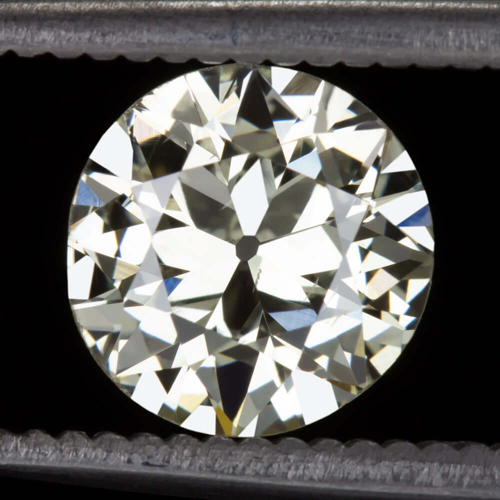 1.80ct OLD EUROPEAN CUT DIAMOND M SI1 VINTAGE ANTIQUE ART DECO NATURAL ESTATE