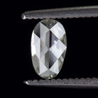 0.76ct OVAL ROSE CUT DIAMOND 8mm LONG LOOSE NATURAL ENGAGEMENT 3/4 CARAT RUSTIC