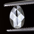 0.70ct OVAL ROSE CUT DIAMOND 8mm LONG F-G SI LOOSE NATURAL ENGAGEMENT 3/4 CARAT