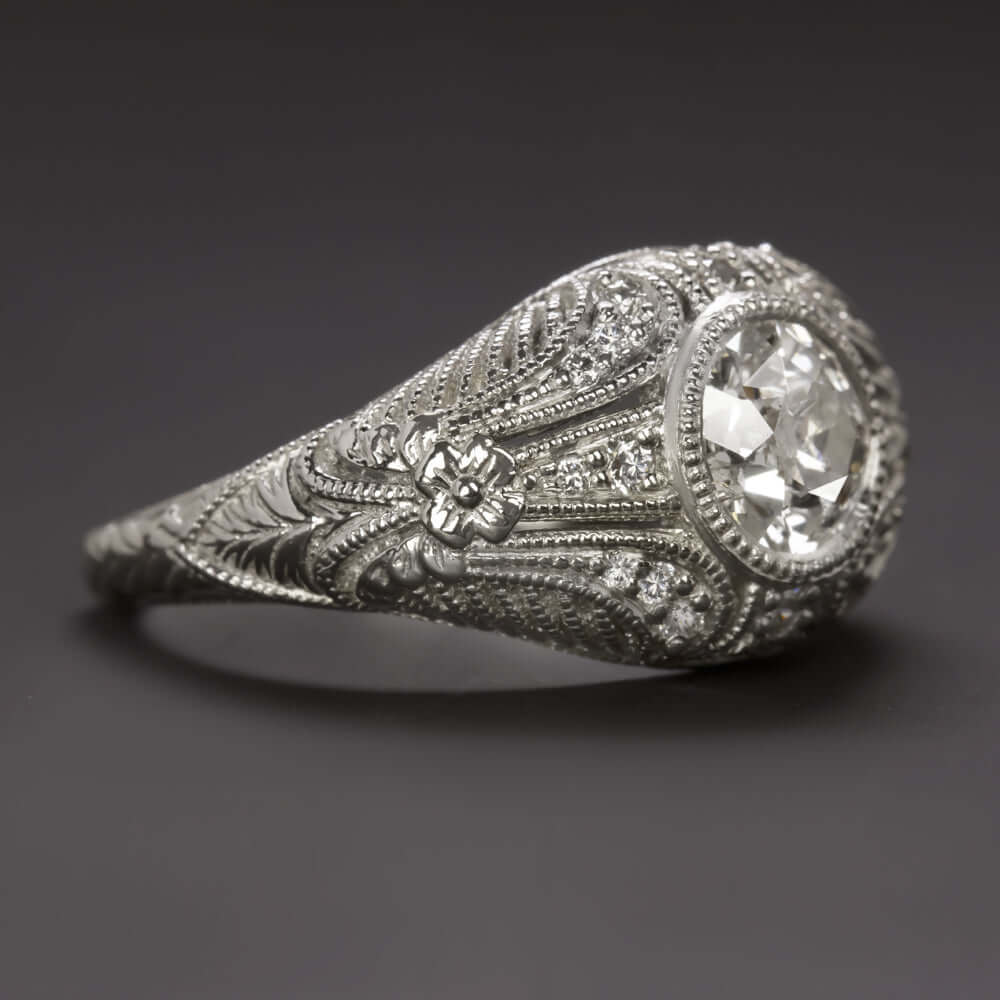 Never Fade Original PT950 Platinum Rings 1ct Round D Color VVS1 Moissanite  Diamond Eternal Rings Wedding Accessories for Women