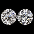 3.05ct VERY GOOD CUT NATURAL DIAMOND STUD EARRINGS ROUND BRILLIANT PAIR 3 CARAT