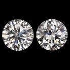 2 CARAT VERY GOOD CUT DIAMOND STUD EARRINGS NATURAL ROUND 2ct MATCHING PAIR