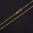 SOLID 14K YELLOW GOLD 21 INCH BOX CHAIN 1.4mm CLASSIC MENS LADIES NECKLACE PLAIN