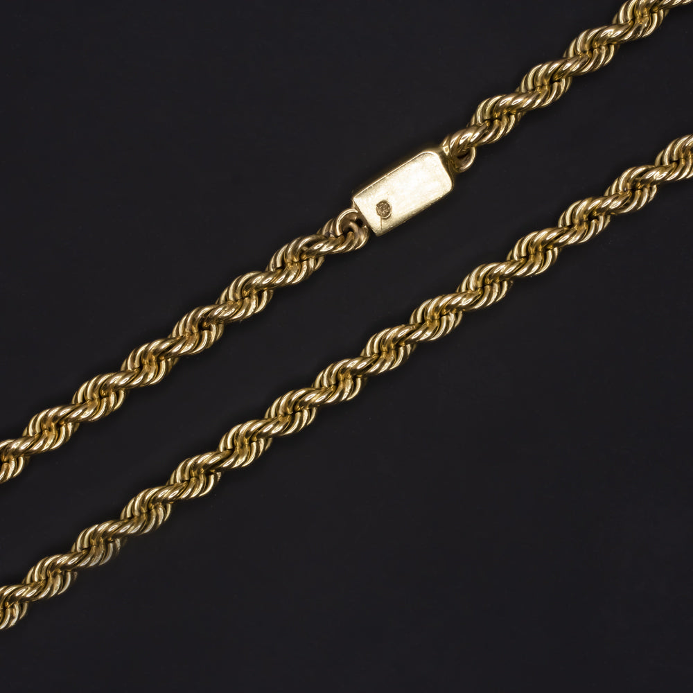 Gold chain necklace for men