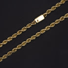 SOLID 18K YELLOW GOLD 33 GRAM TWISTED ROPE CHAIN 3.2mm 30in MENS LADIES NECKLACE