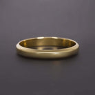 18k YELLOW GOLD VINTAGE WEDDING BAND 2.7mm CLASSIC SIMPLE PLAIN RING STACKING