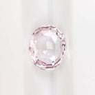 1.29ct PINK SAPPHIRE 7.4mm x 6mm OVAL SHAPE NATURAL LOOSE ROSE CUT 1.25 CARAT