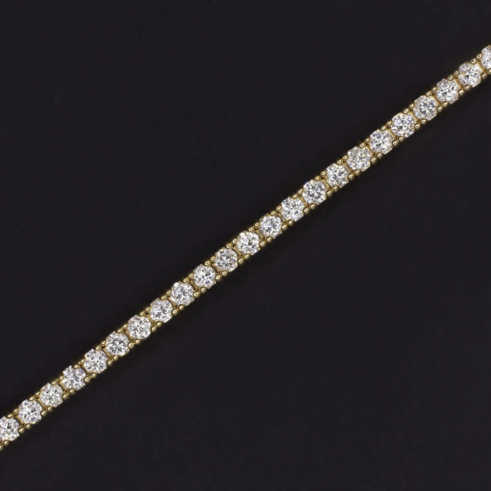 2 1/2ct Diamond Tennis Bracelet Solid 14K White Gold 7