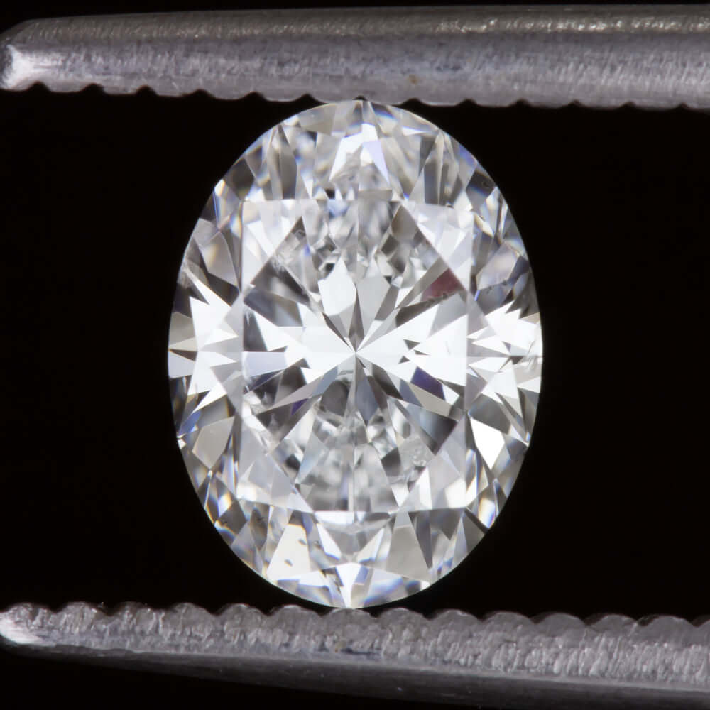 1 CARAT GIA CERTIFIED E SI2 OVAL SHAPE CUT DIAMOND COLORLESS LOOSE NATURAL 1ct