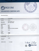 1.23c CERTIFIED G SI DIAMOND ROUND BRILLIANT CUT NATURAL LOOSE ENGAGEMENT 1.25ct