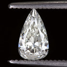 0.93ct CERTIFIED G SI1 VINTAGE PEAR SHAPE CUT DIAMOND ESTATE LOOSE NATURAL 1ct