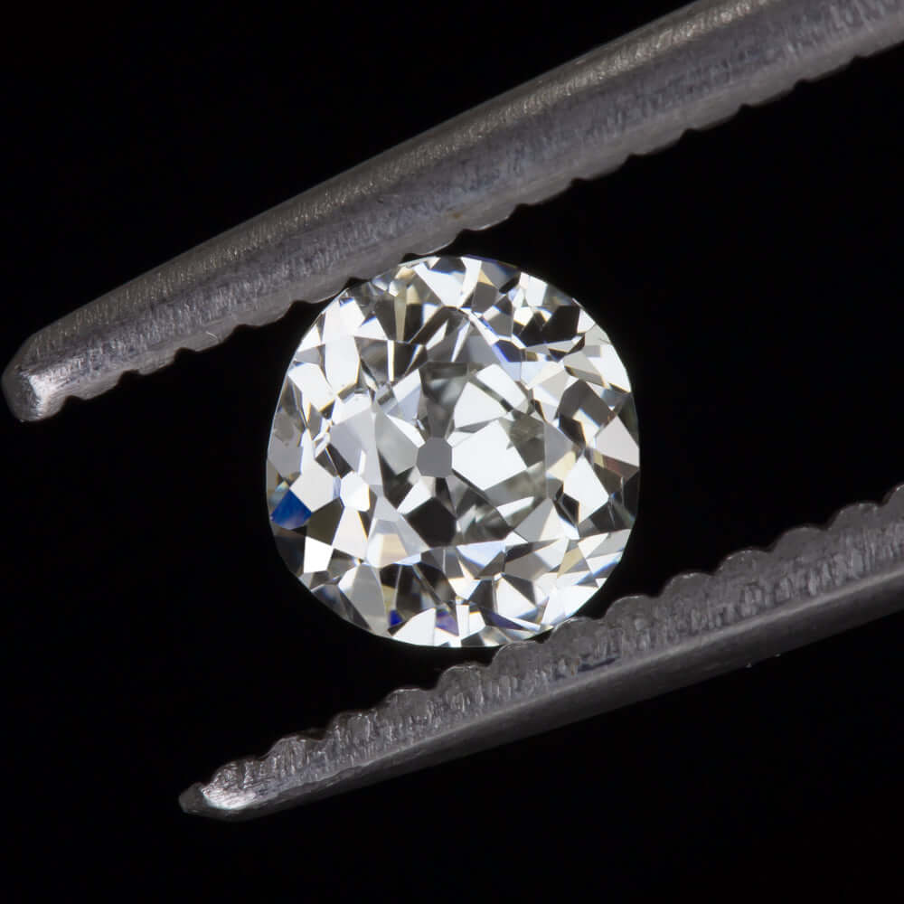 0.60ct H SI1 OLD MINE CUT DIAMOND VINTAGE ANTIQUE NATURAL LOOSE ESTATE 2/3 CARAT