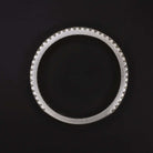 0.56ct NATURAL DIAMOND WEDDING BAND 3/4 ETERNITY STACKING RING 14k WHITE GOLD