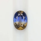 1 CARAT BI COLOR SAPPHIRE BLUE YELLOW BROWN NATURAL LOOSE OVAL SHAPE CUT 1ct